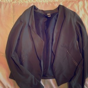 H&M crop blazer